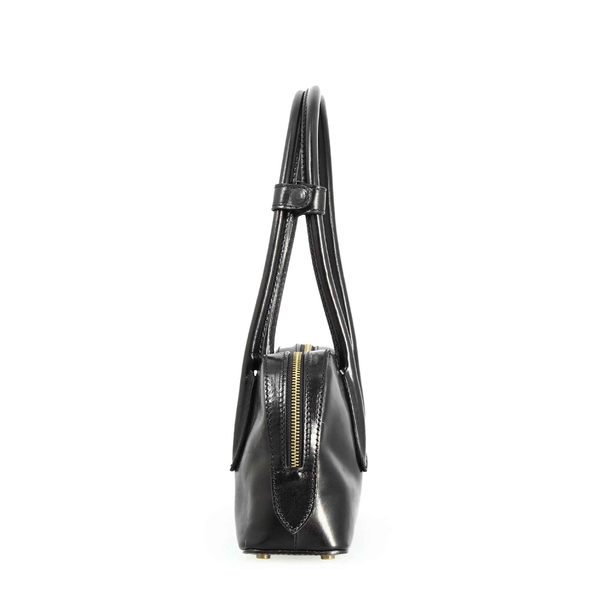 Leonardo Shoes Diana borsa spalla donna pelle nera