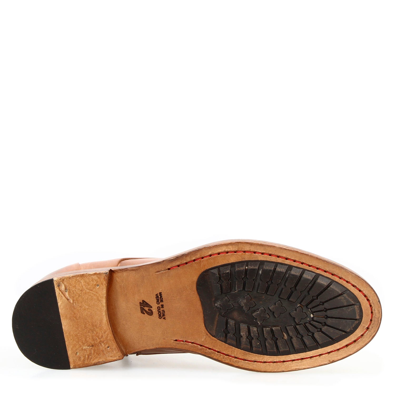 Leonardo Shoes stivaletti uomo pelle marrone diver zip
