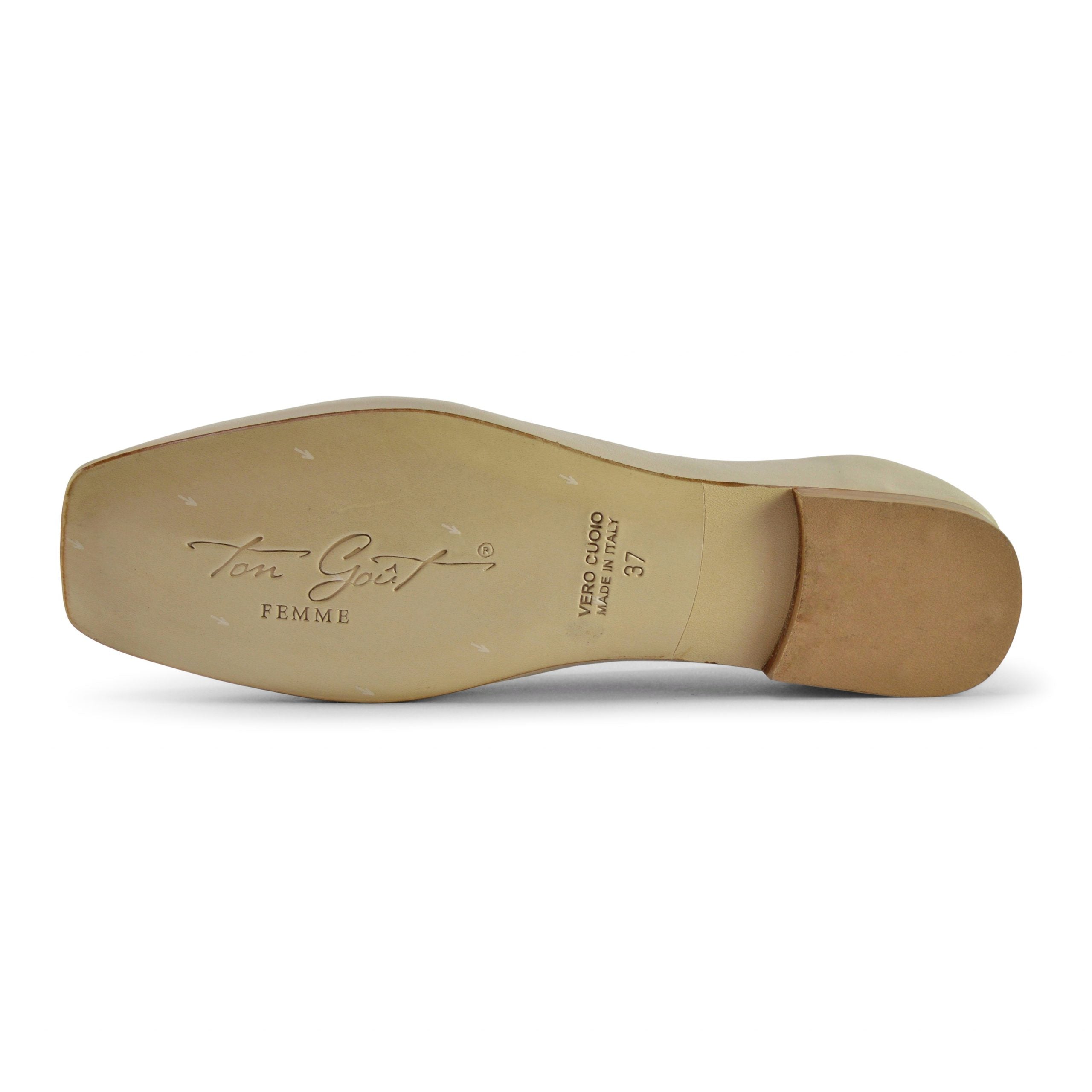 Ton Goût Zoe ballerine donna blu midnight nappa