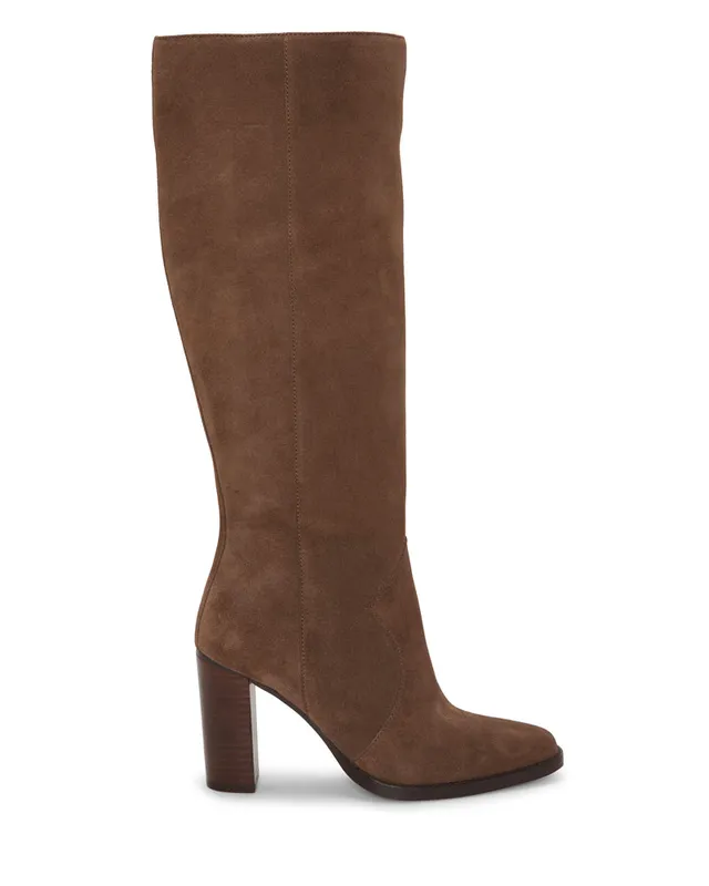 Vince Camuto Lecheya Stivale Alto Ginocchio pelle tacco blocco