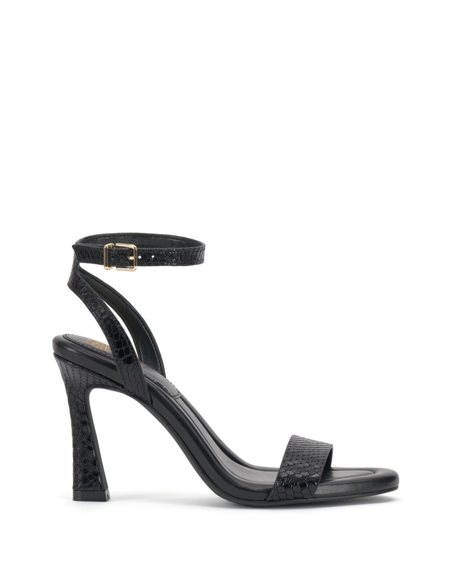 Vince Camuto Penelopy sandalo stampa serpente tacco