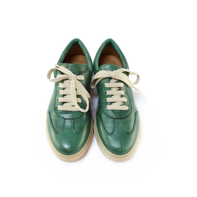 Ton Goût Cinema sneakers donna pelle verde esmeraldo 37