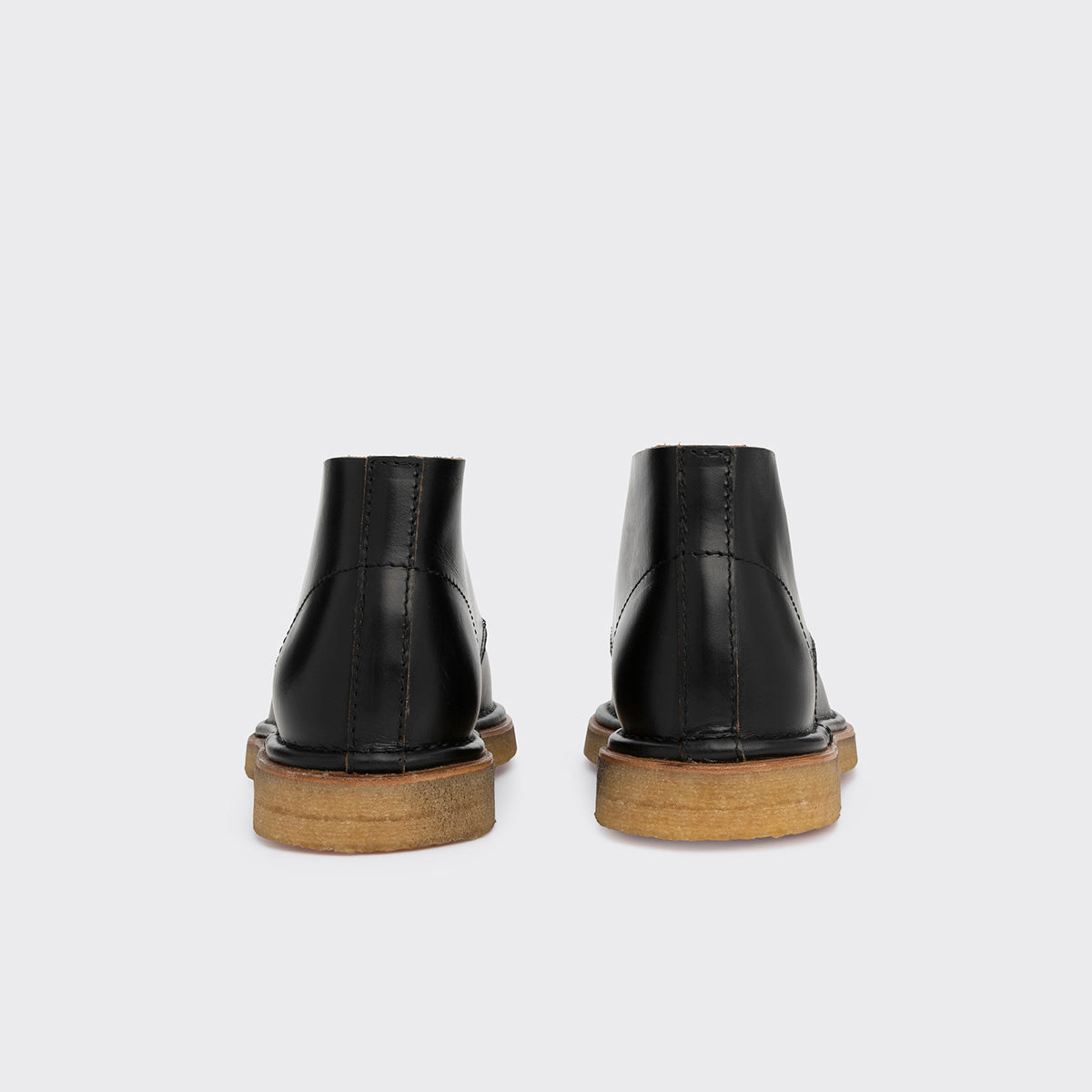 Pierre Hardy Antoine desert boot uomo pelle nera 30 mm
