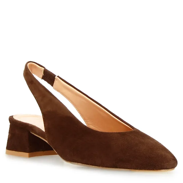 Leonardo Shoes Sandali Donna Gemma Camoscio Marrone Scuro