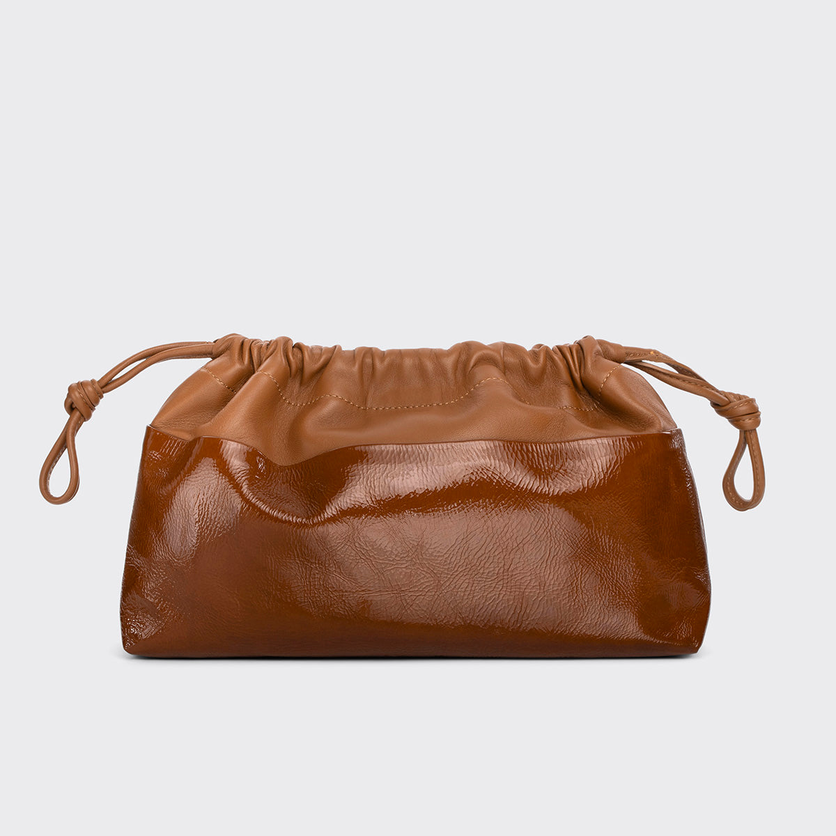 Pierre Hardy Twin VV09N pochette pelle marrone TU