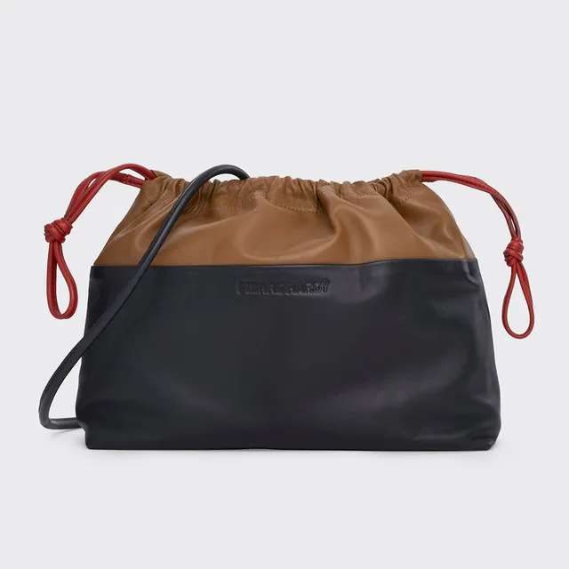 Pierre Hardy Twin Maxi borsa tracolla camel