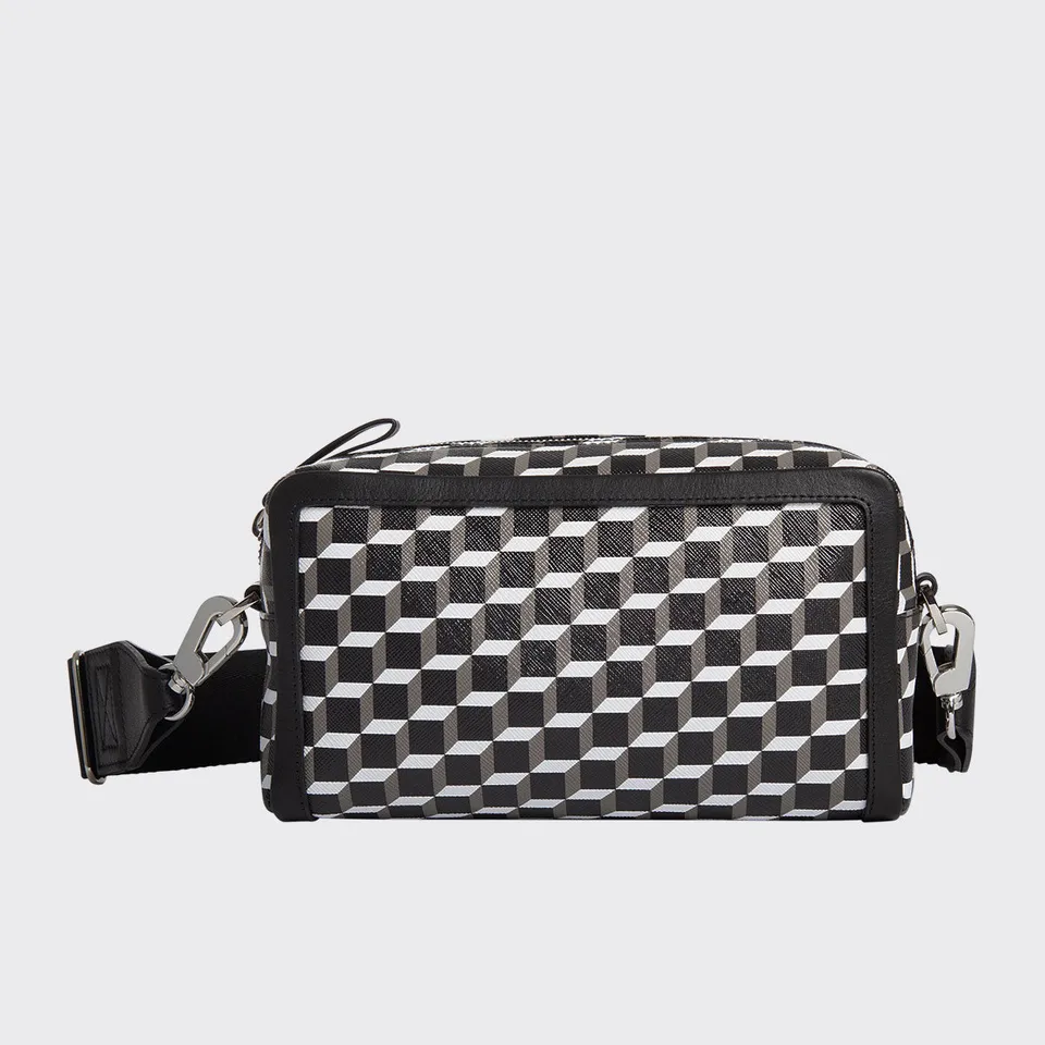 Pierre Hardy Cube Box Maxi Cube Box borsa a tracolla nera TU pelle