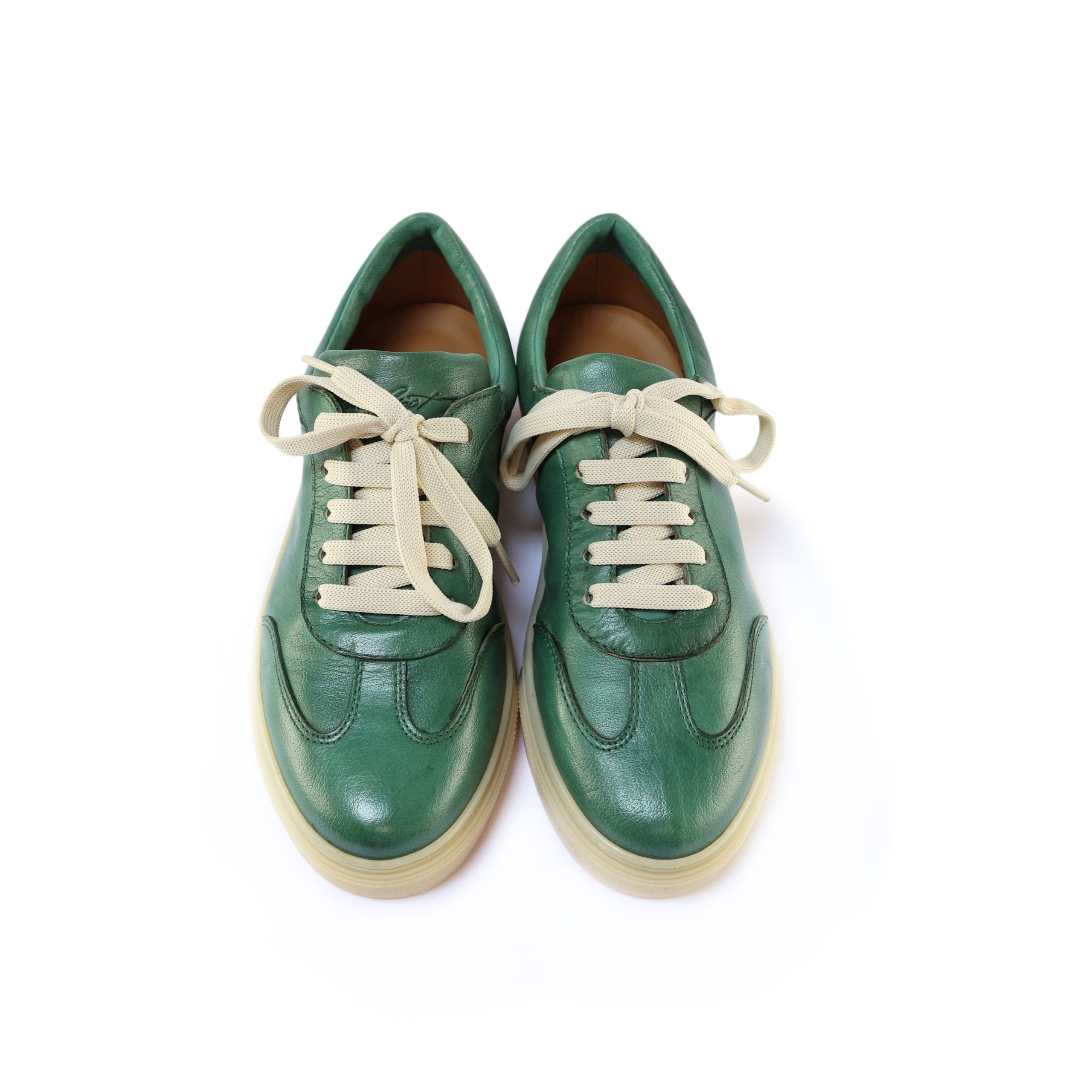 Ton Goût Cinema sneakers donna pelle verde esmeraldo 37