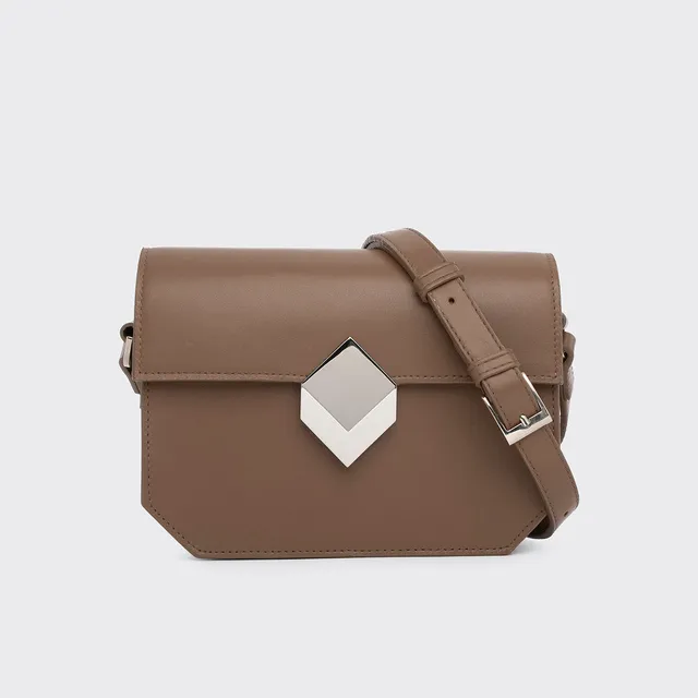 Pierre Hardy Prism borsa pelle cammello TU