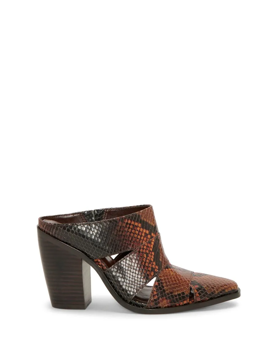 Vince Camuto Aimie Mule Pelle Punta Affusolata Tacco