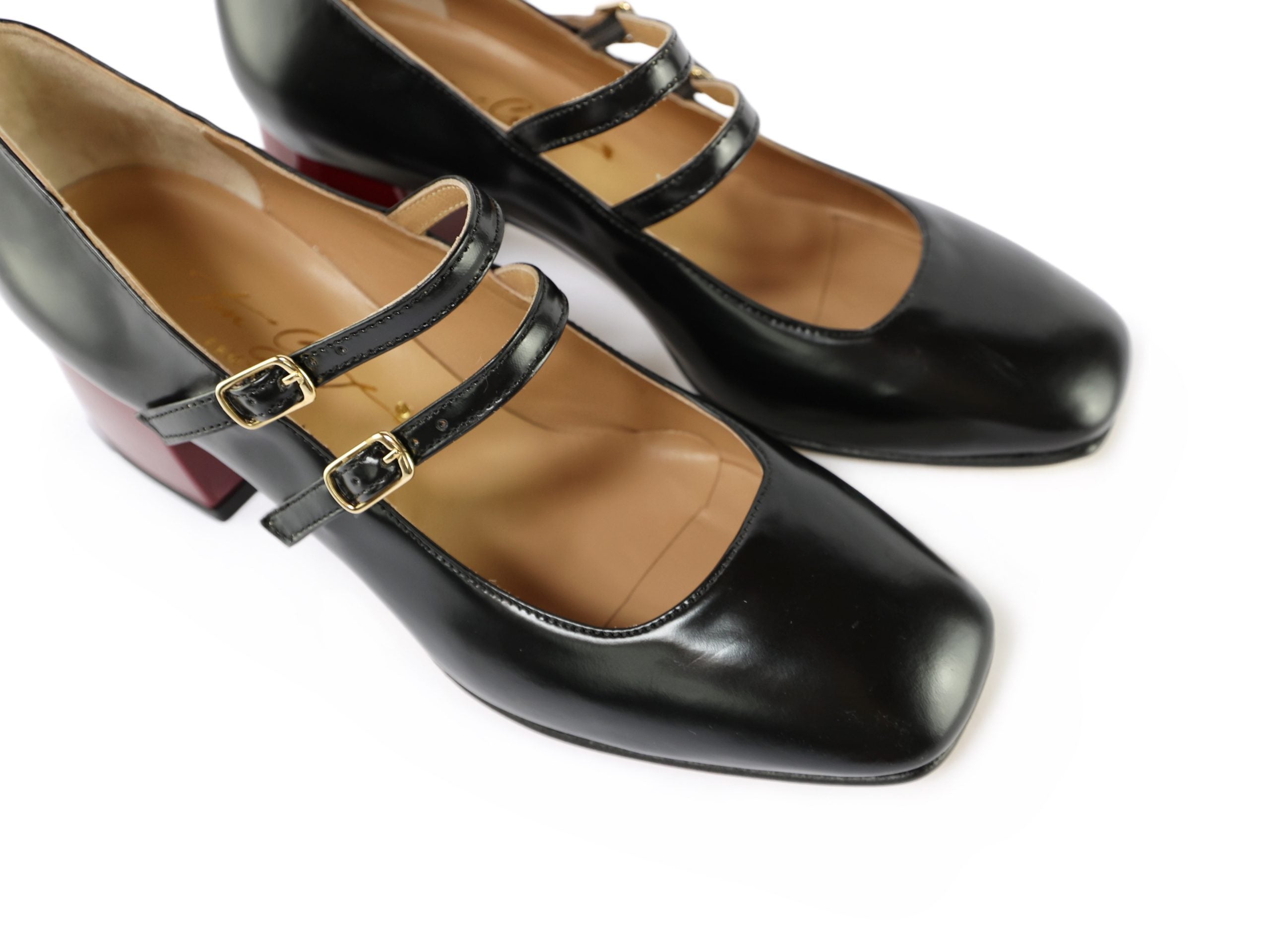 Ton Goût Gita Décolleté donna tacco 5 cm nero rosso
