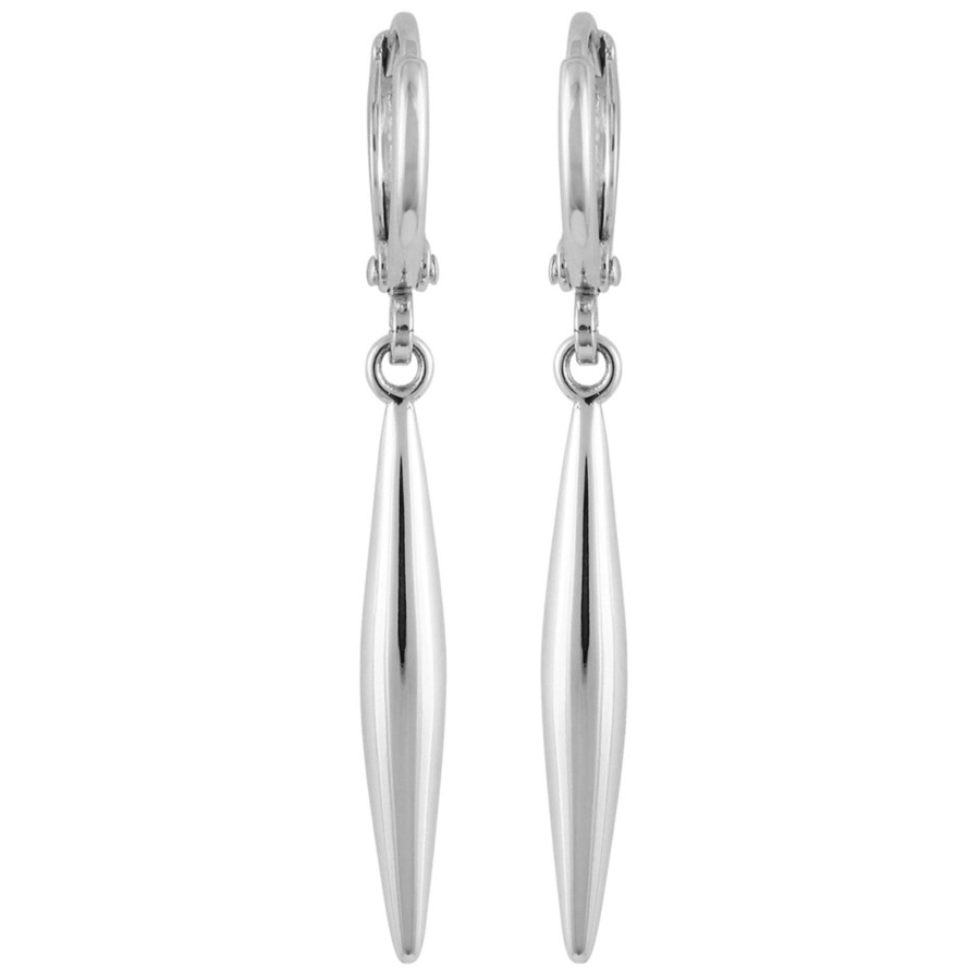 Vince Camuto orecchini cerchio pendente lancia argento