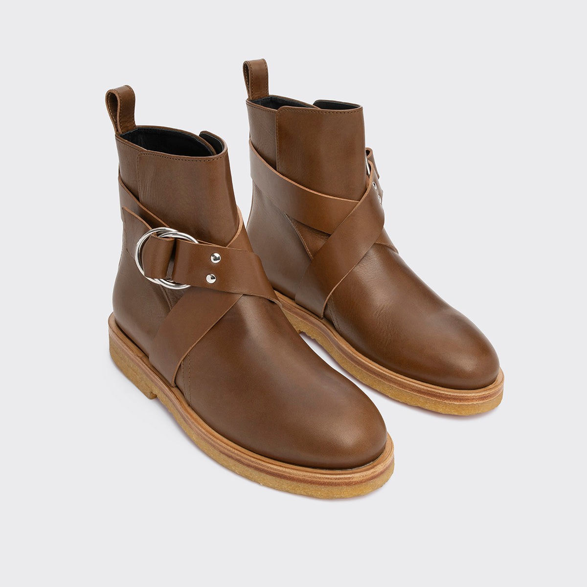 Pierre Hardy Dakota stivali donna marrone suola crepe