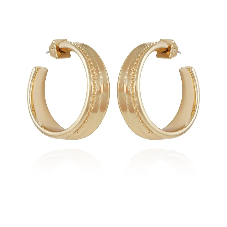 Vince Camuto Orecchini Cerchio Oro Spessi Aperti Donna