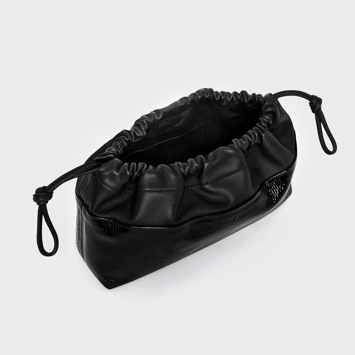 Pierre Hardy Twin pochette pelle nero tracolla TU