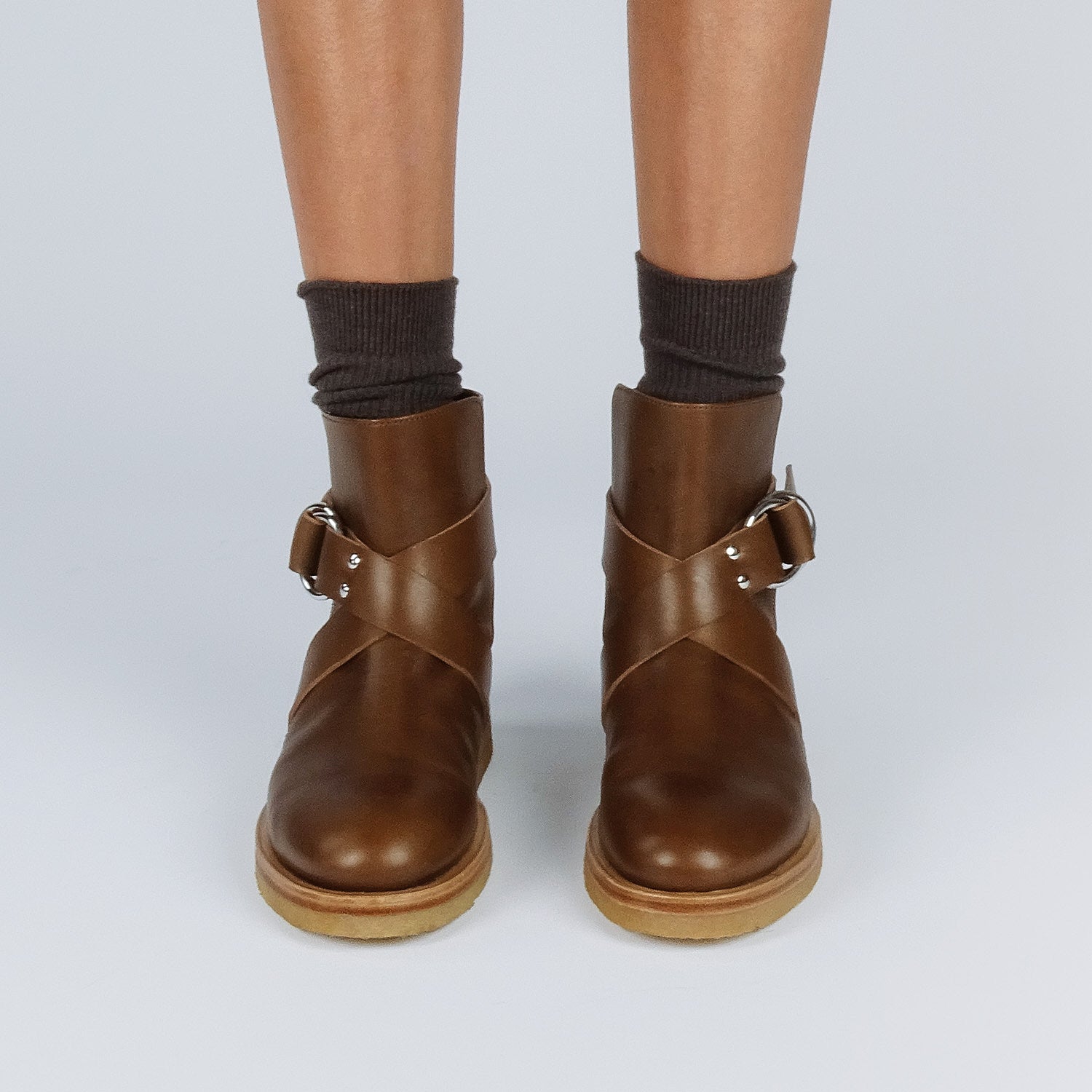 Pierre Hardy Dakota stivali donna marrone suola crepe