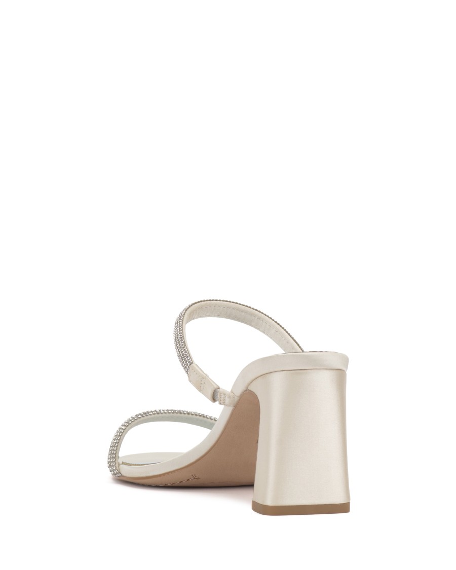 Vince Camuto Azarah Mules Donna Strass Tacco a Blocco