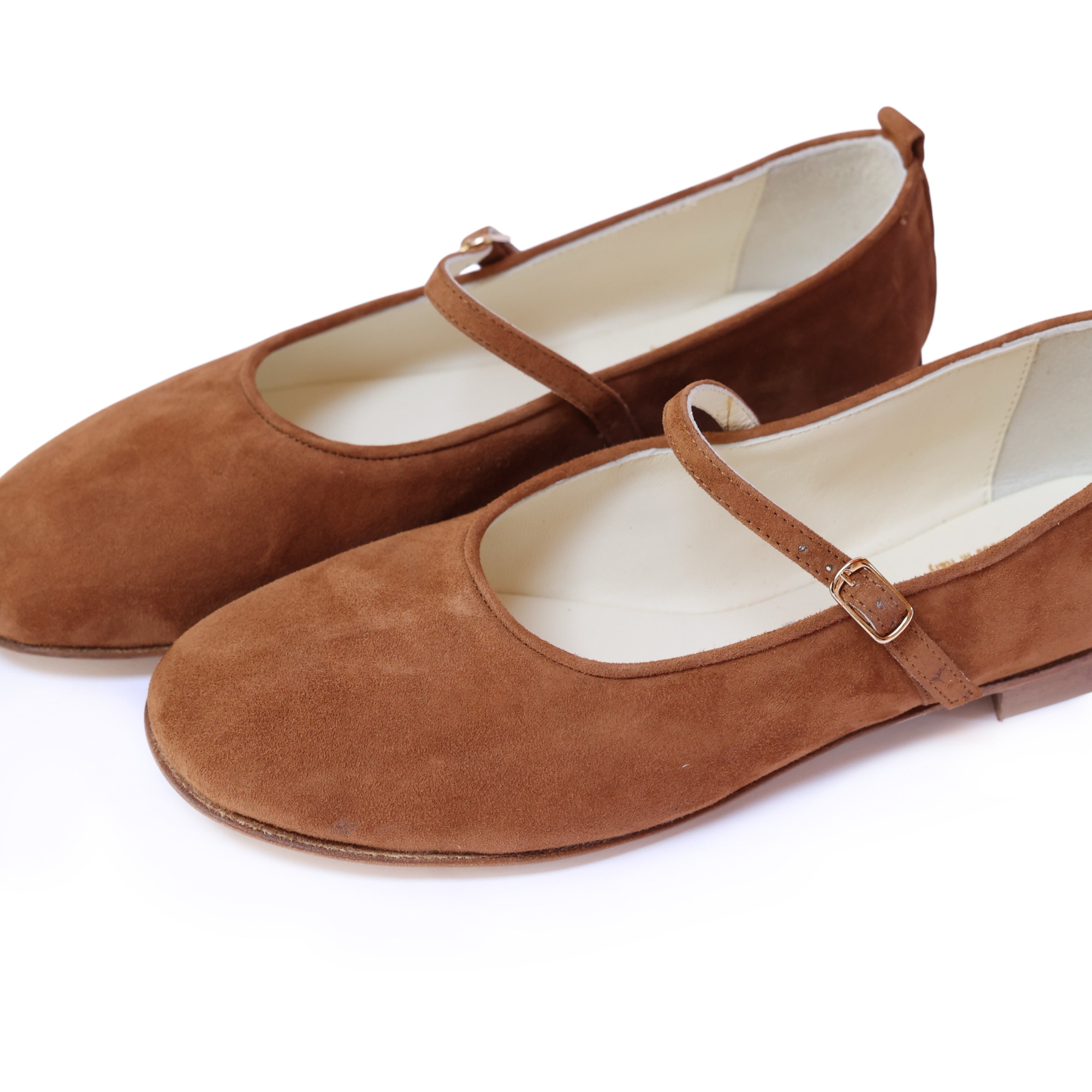 Ton Goût Lisa ballerina donna camoscio cuoio