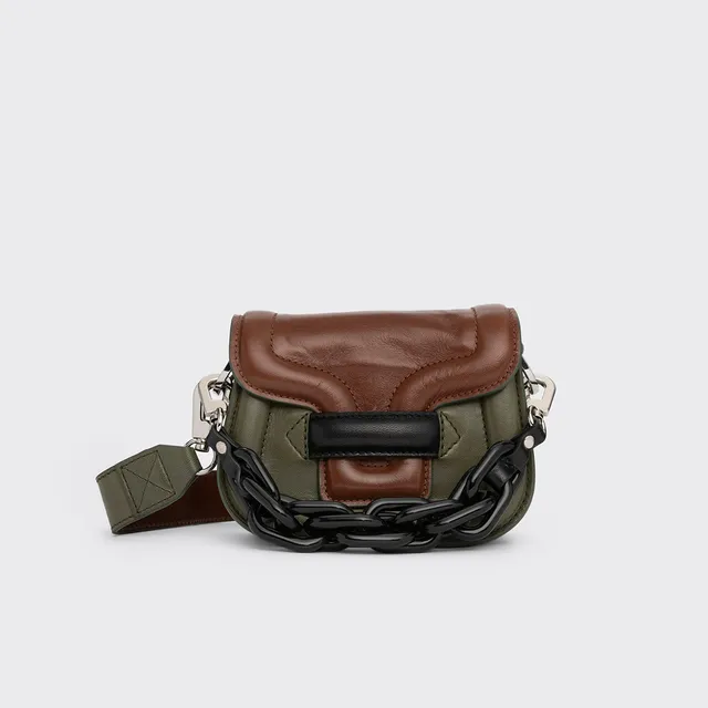 Pierre Hardy Alphaville Micro Alphaville Borsa a Tracolla Kaki Mini