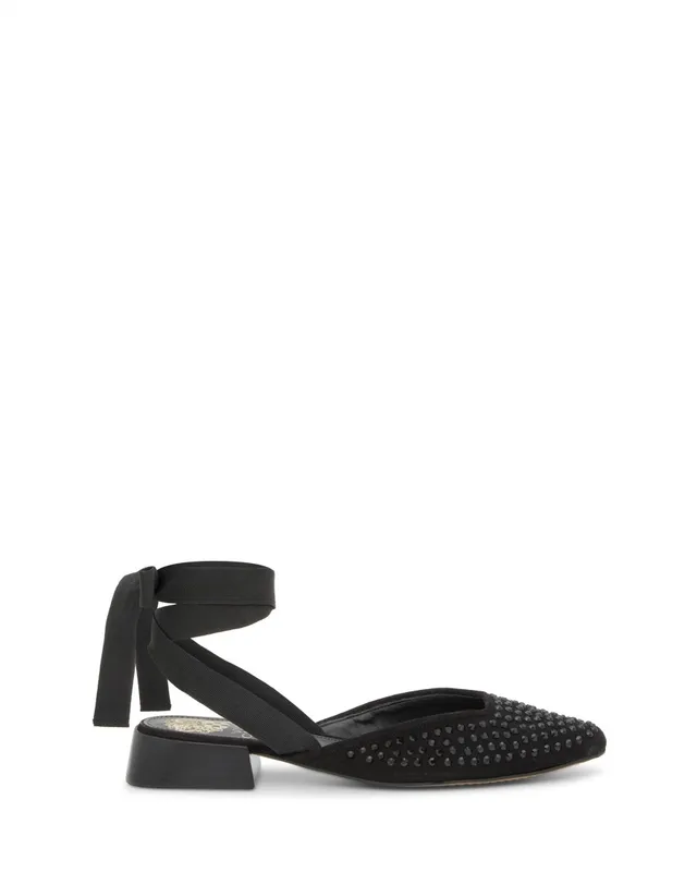 Vince Camuto Kayla Flat Ballerine Donna Punta Quadrata con Strass