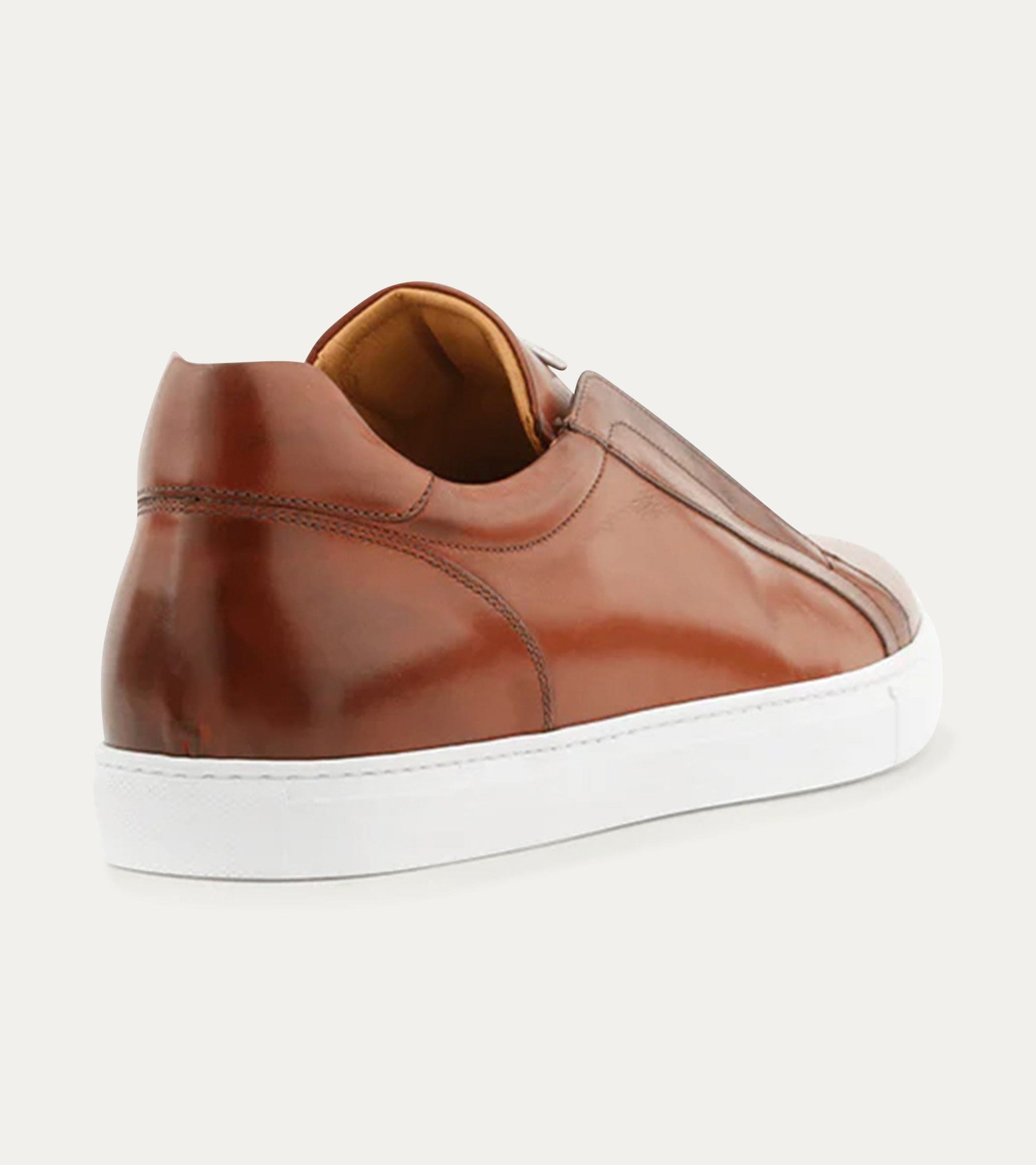 Ace Marks Saint Cognac Nicol slip on pelle uomo