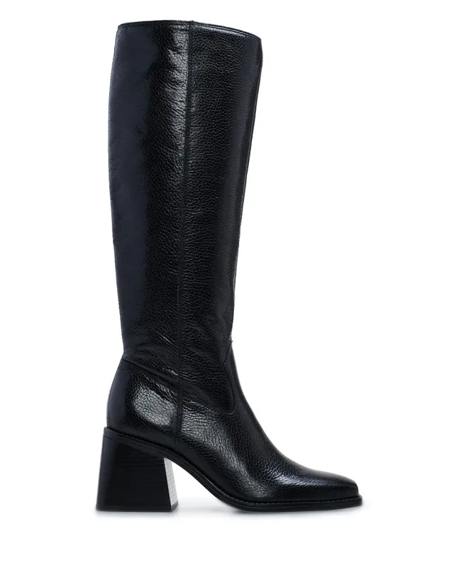 Vince Camuto Sangeti Stivale Donna Alto Tacco Blocco Oro