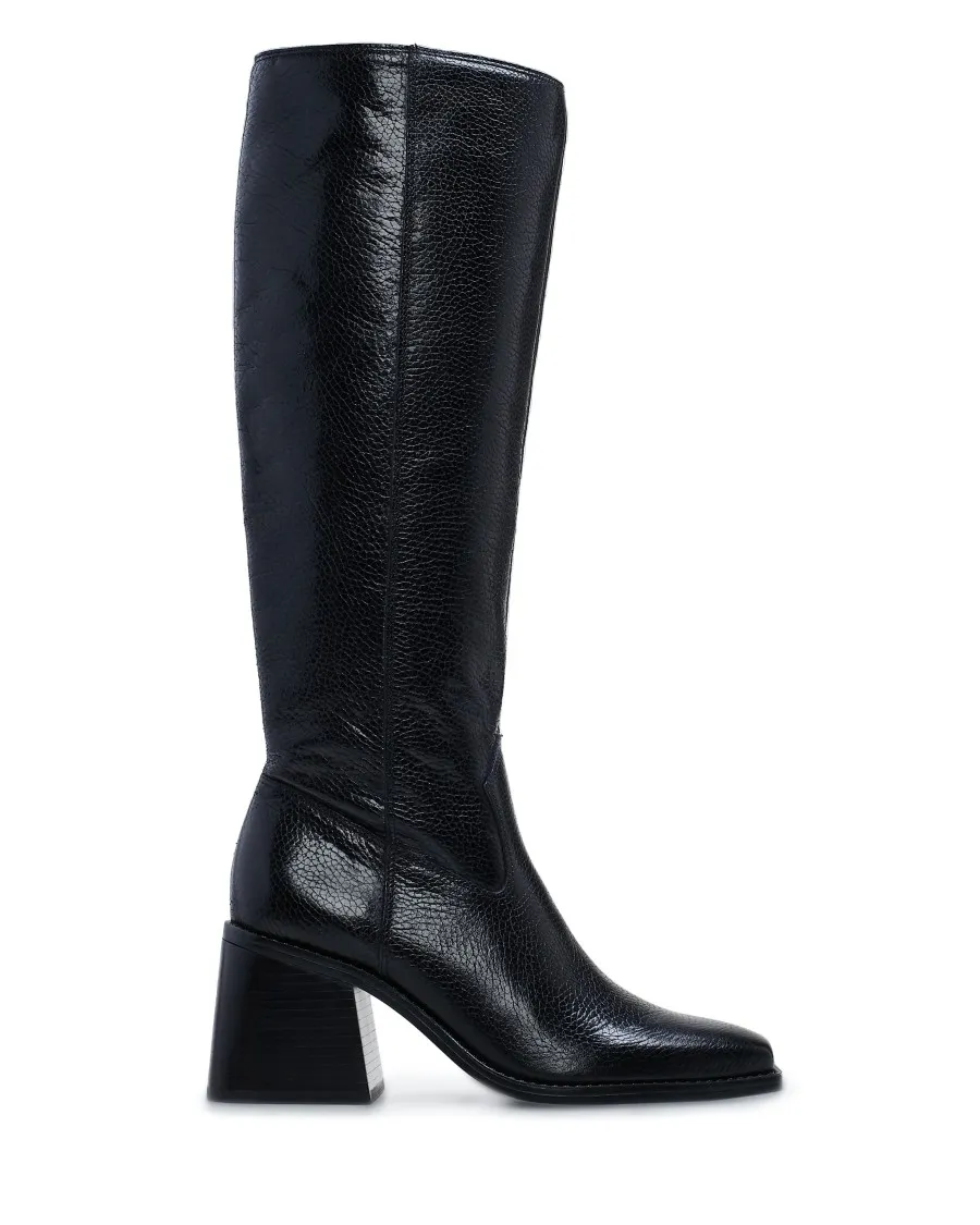 Vince Camuto Sangeti Stivale Donna Alto Tacco Blocco Oro