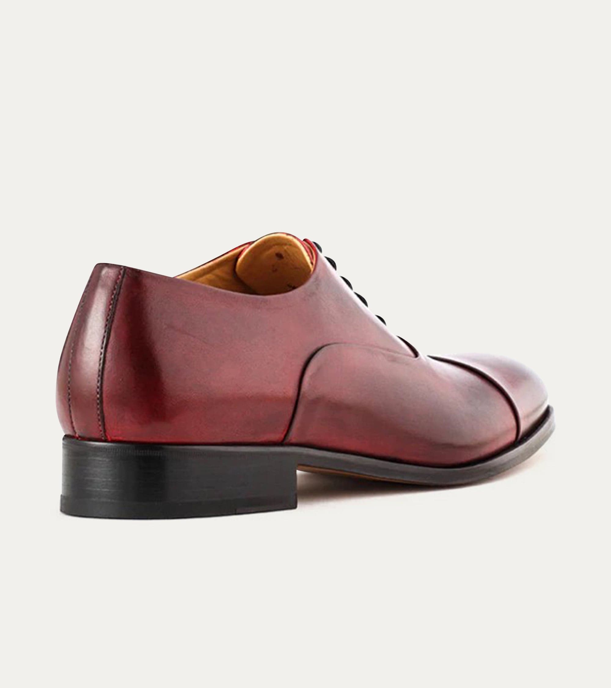 Ace Marks Griffin oxford uomo diablo bordeaux pelle