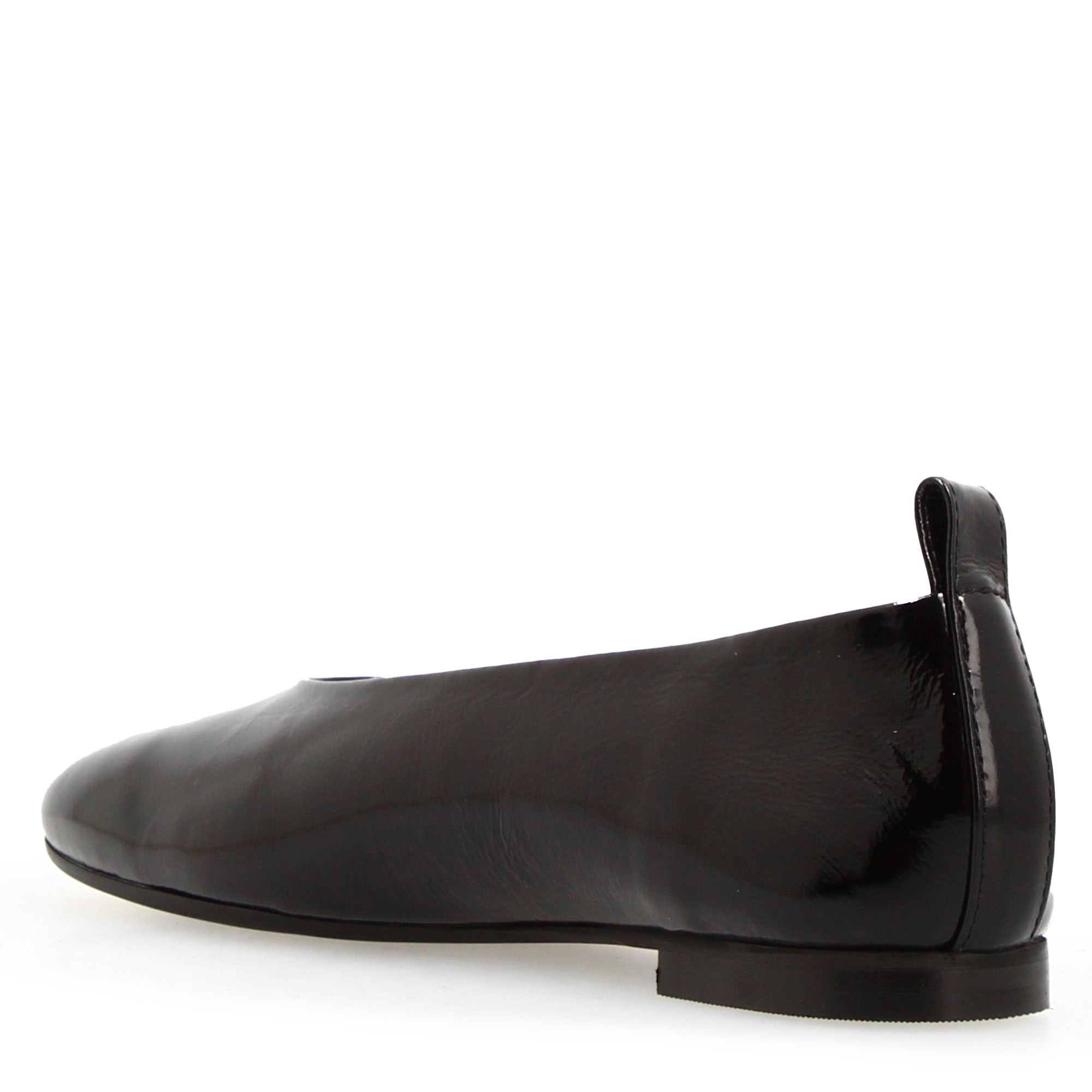 Leonardo Shoes Venere ballerine donna nere pelle lucida