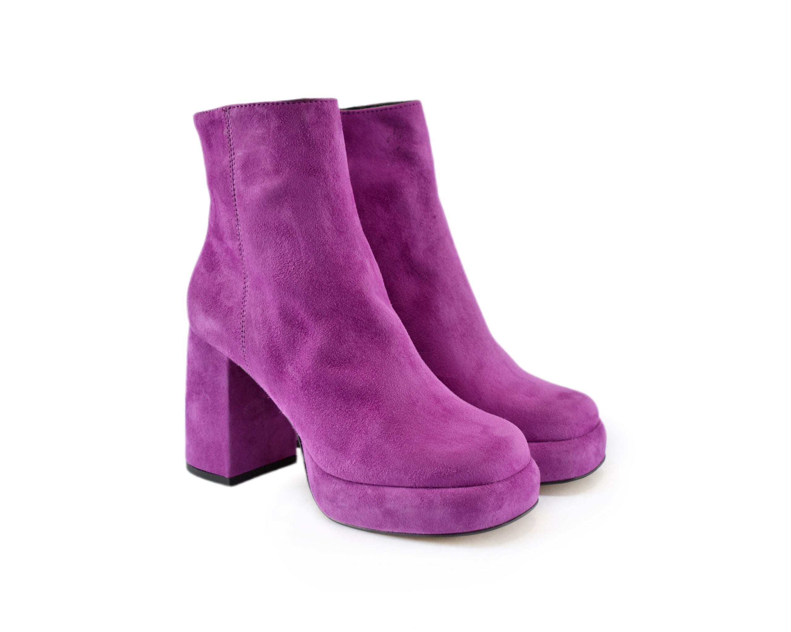 Ton Goût Femme Stivaletti Camoscio Rosa 36-39