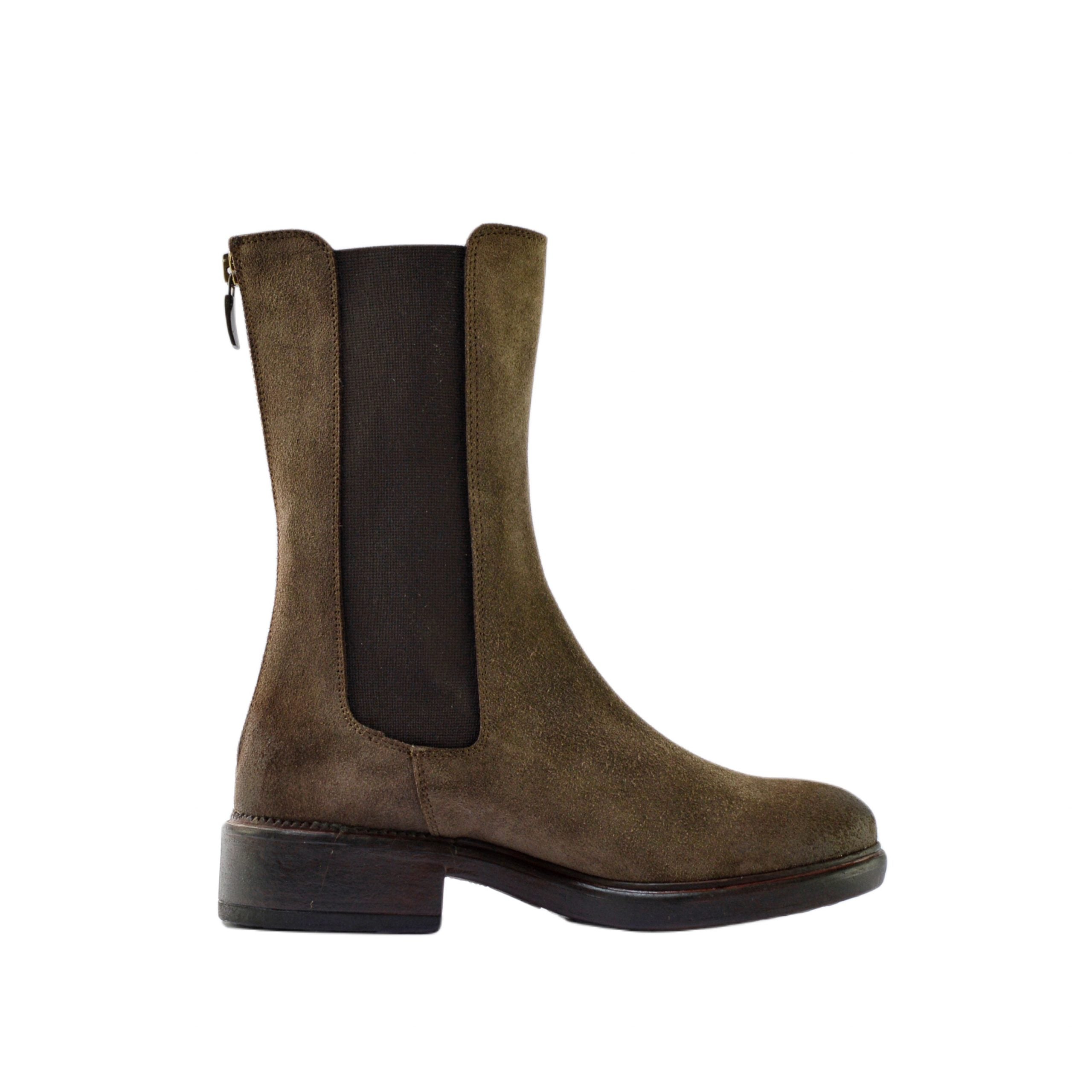 Ton Goût TENDER stivaletto chelsea camoscio coffee