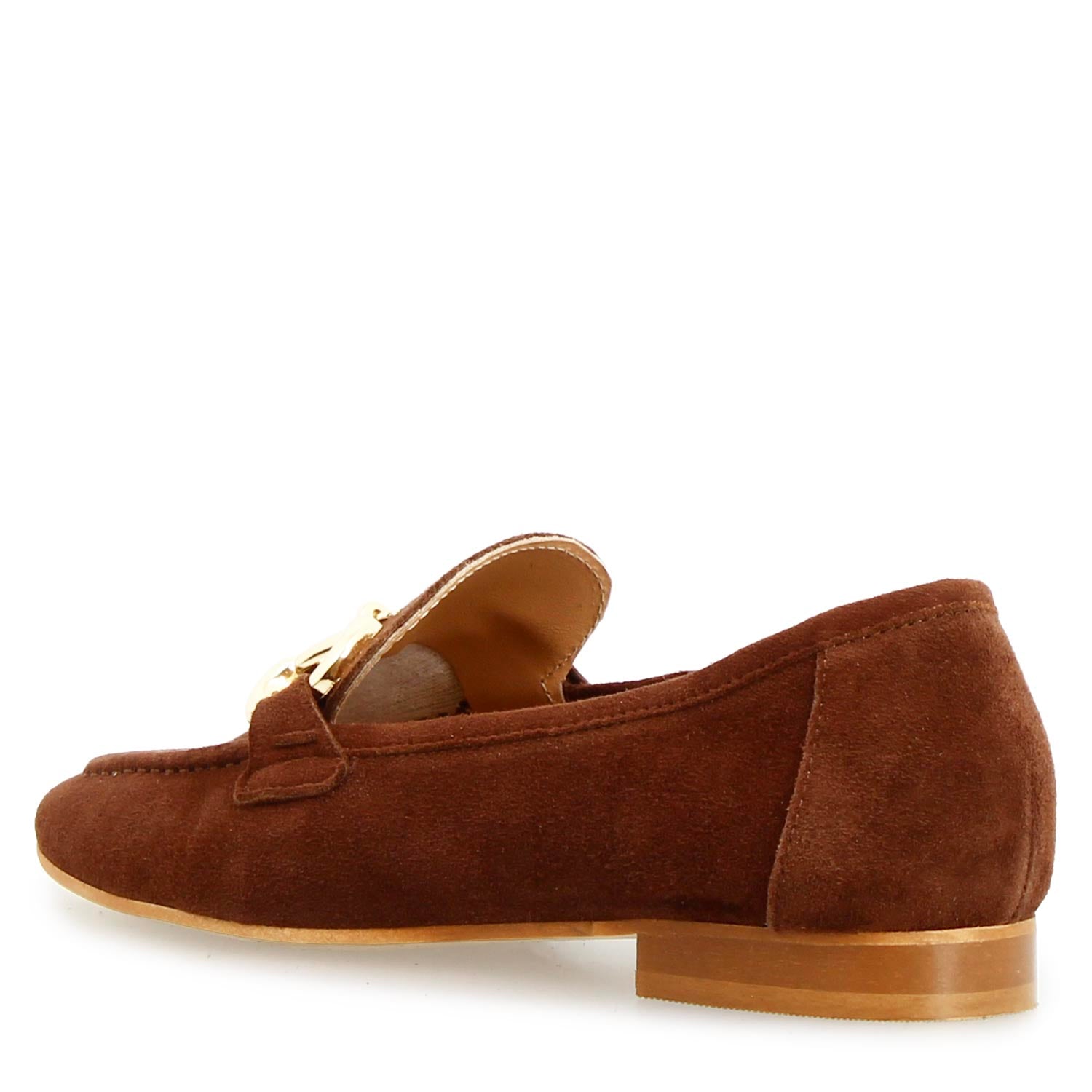 Leonardo Shoes Mocassini Donna Baltea Cam Marrone camoscio marrone