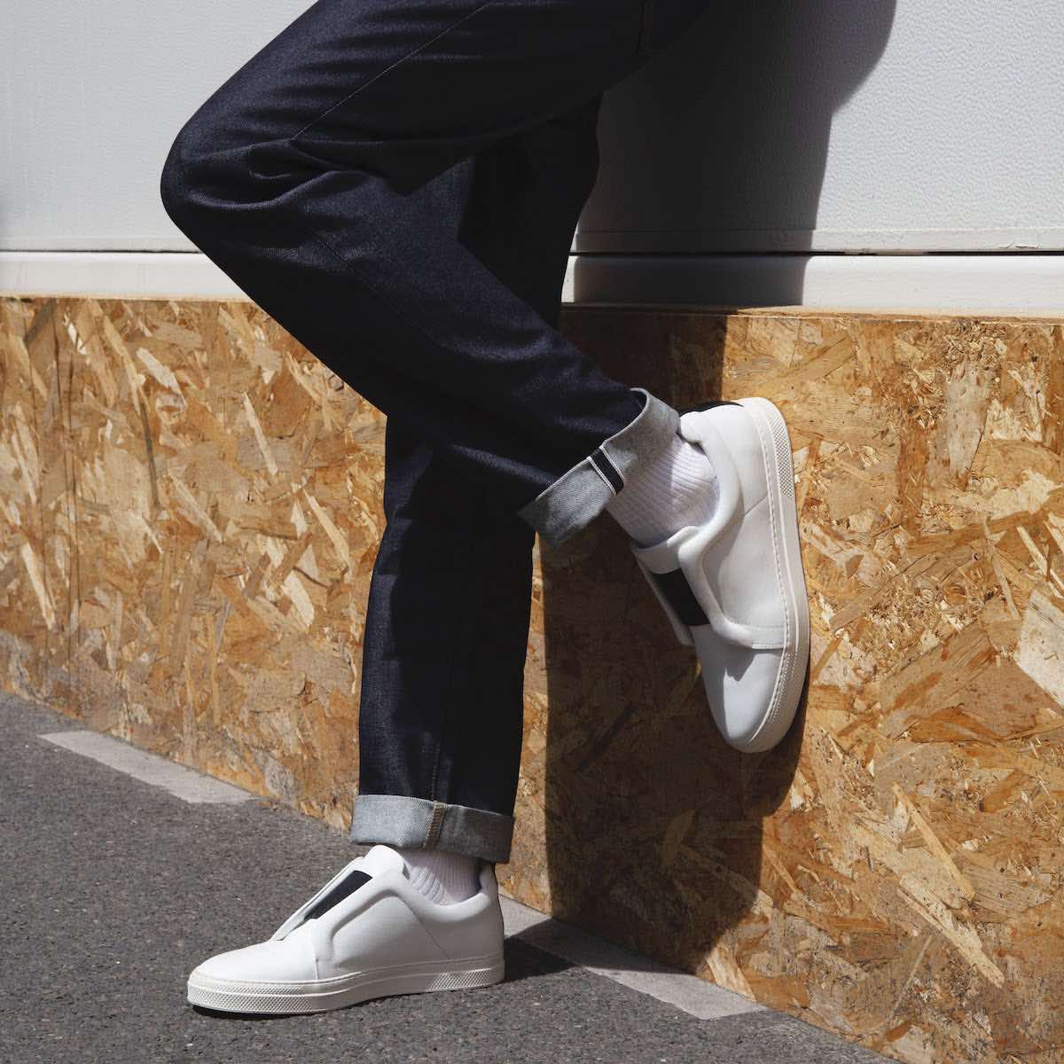 Pierre Hardy Slider Sneakers uomo bianche slip-on