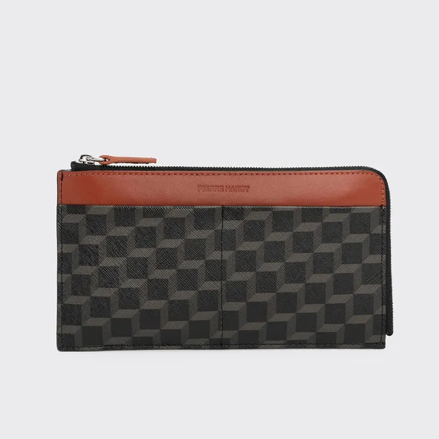 Pierre Hardy Palatine Portafoglio Zip Nero Cube