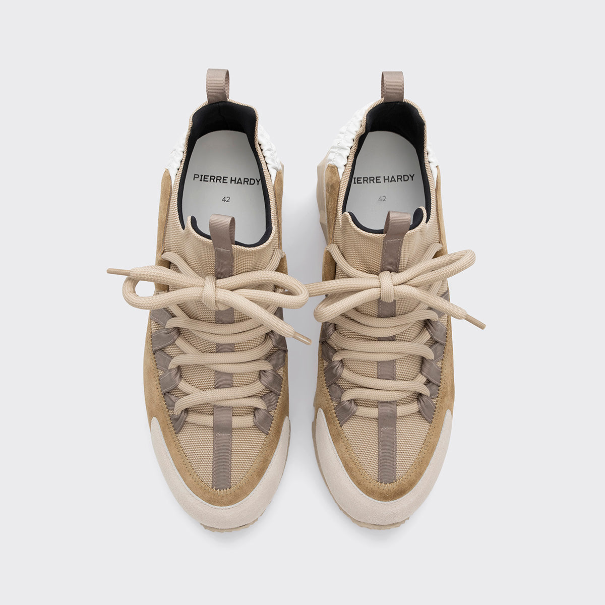 Pierre Hardy Trek Comet Sneakers Uomo Sabbia