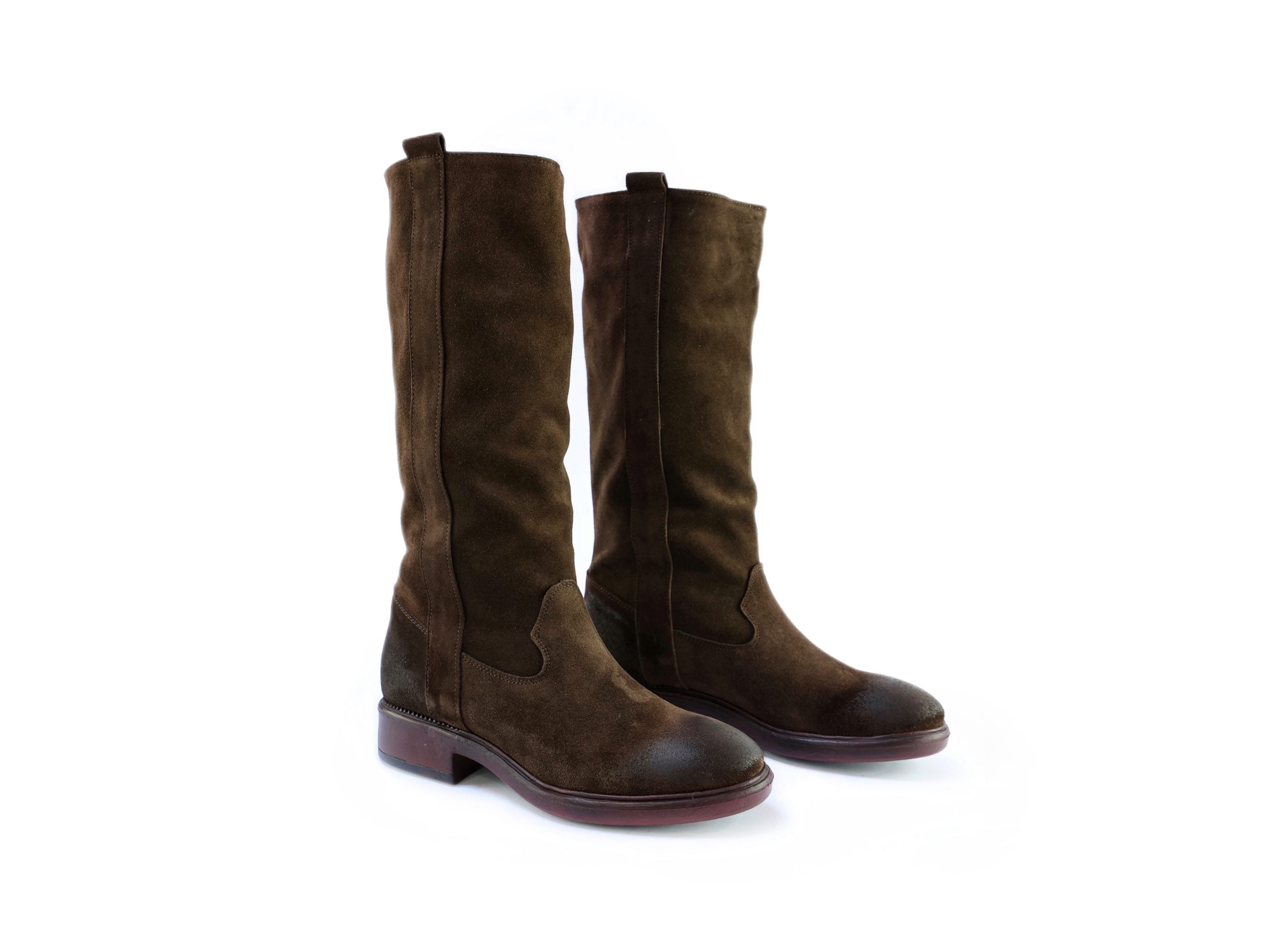 Ton Goût Baby Chestnut stivaletti donna camoscio 34 cm