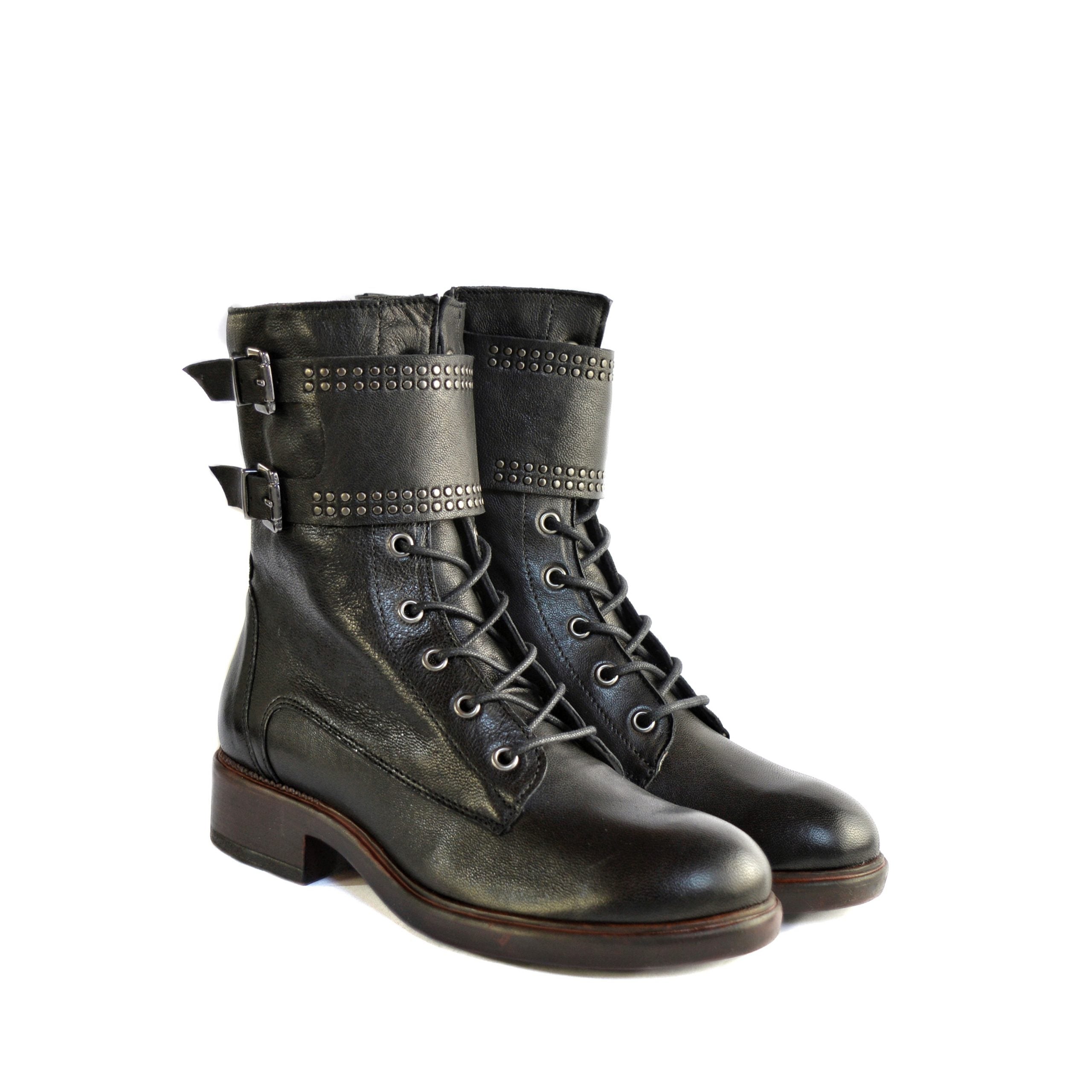 Ton Goût Ritmo Black stivaletti donna neri tacco 3,5cm