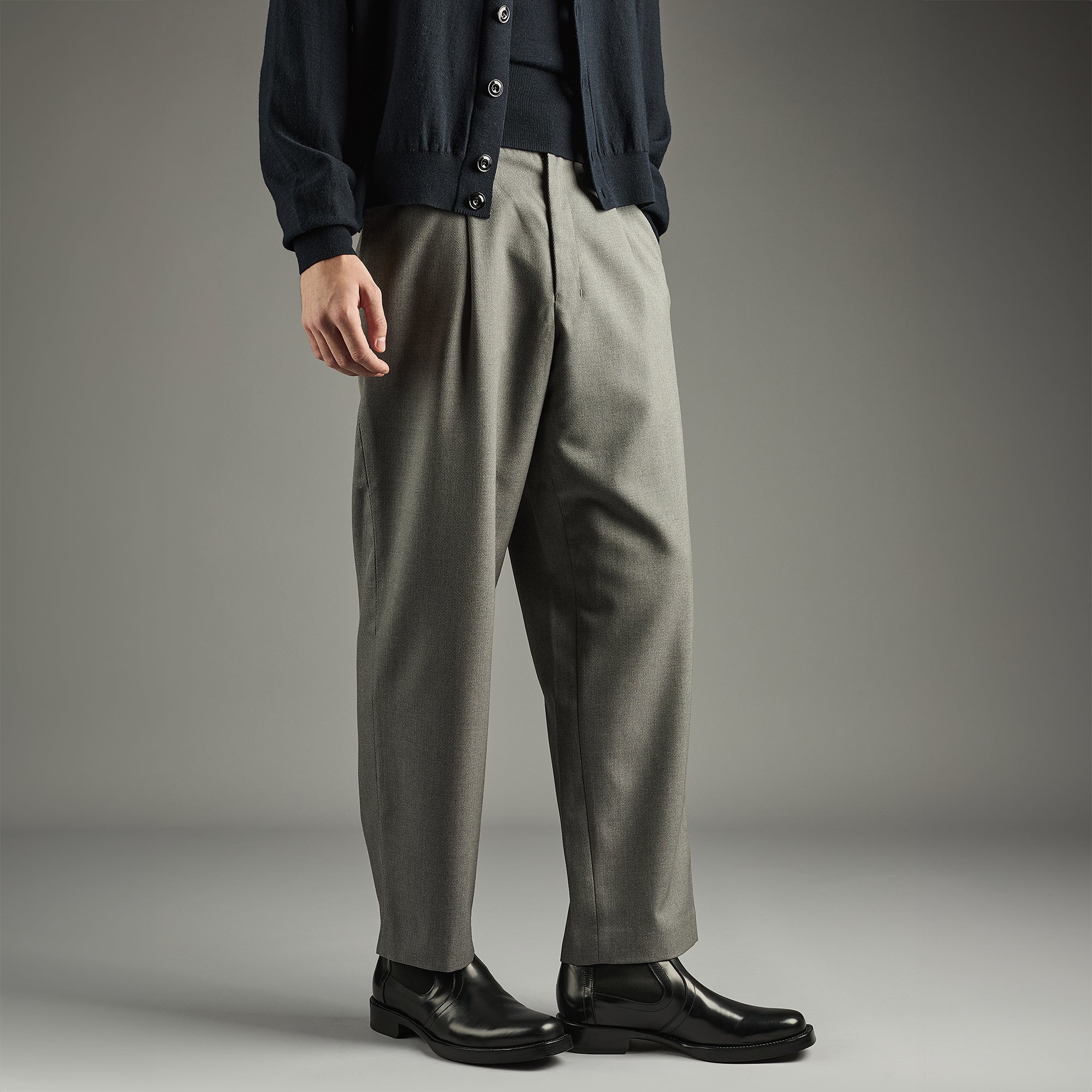 Pierre Hardy Heroes stivali uomo neri pelle vitello