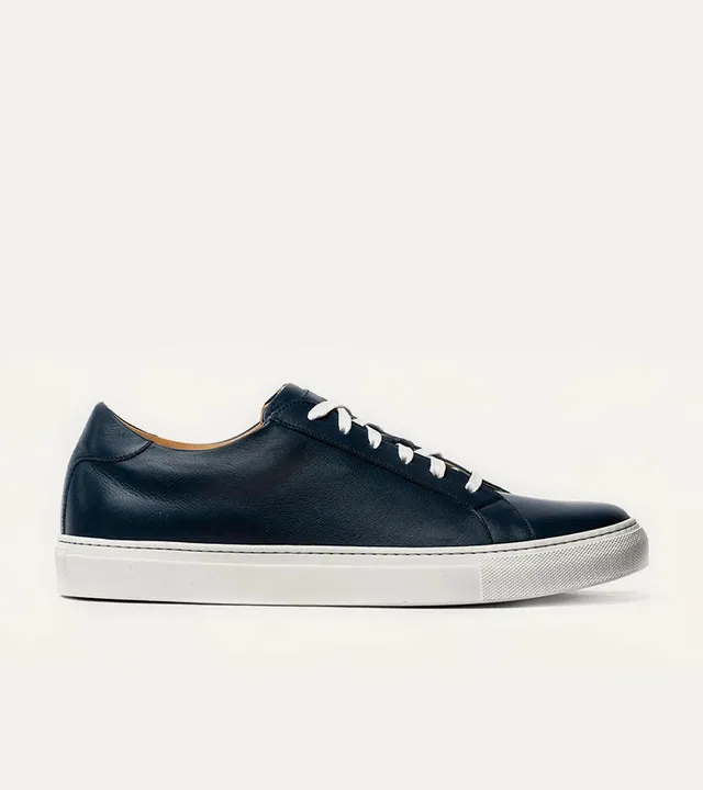 Ace Marks Duke Sneakers Uomo Blu Pelle Ocean