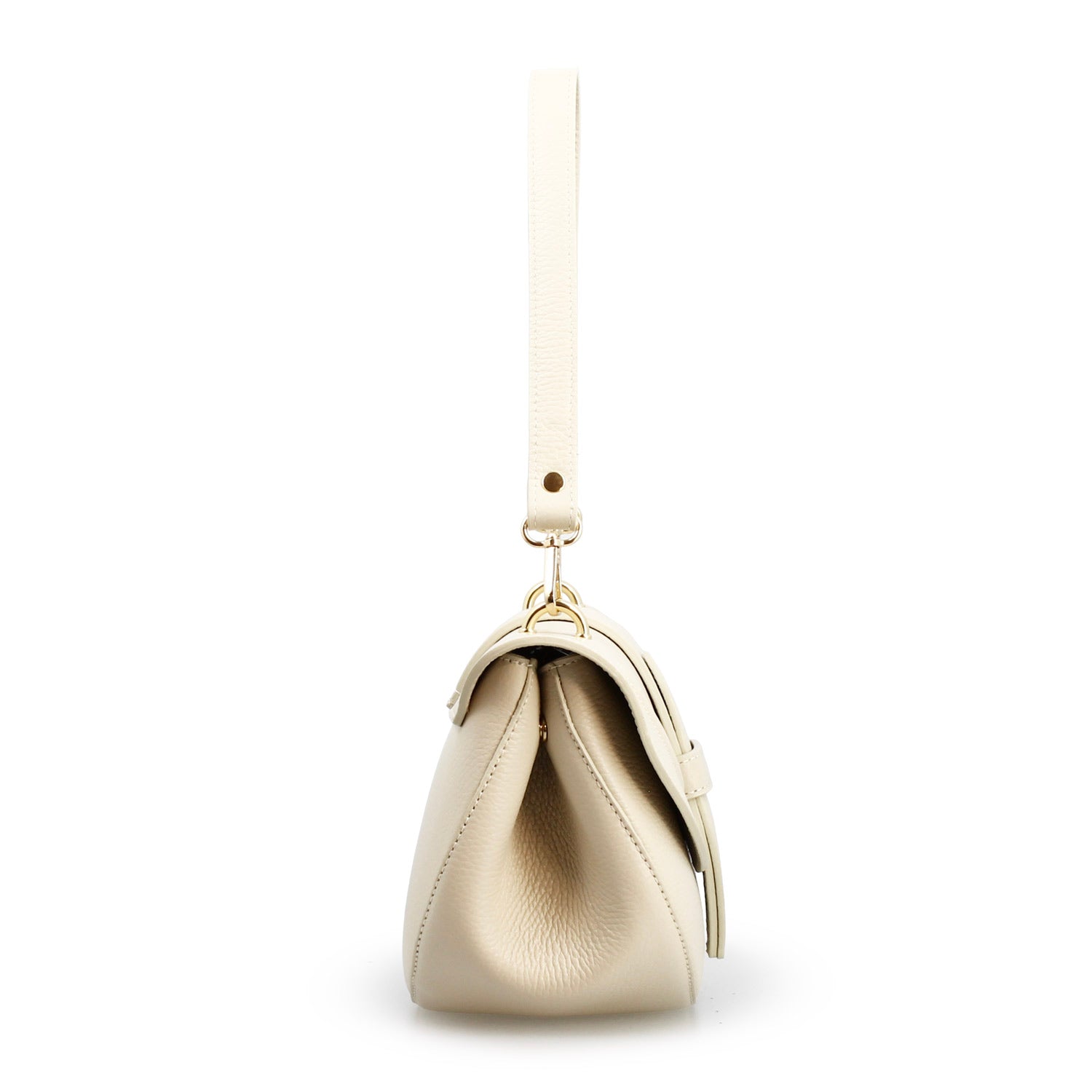Leonardo Shoes Ofelia borsa spalla donna pelle bianca