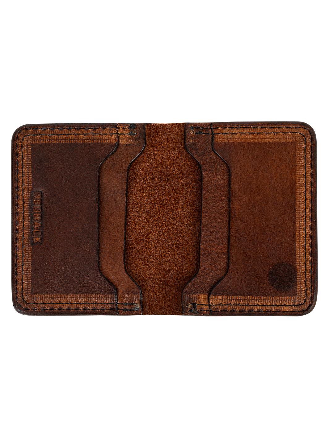 Redback 6-Card portafoglio pelle nero slim