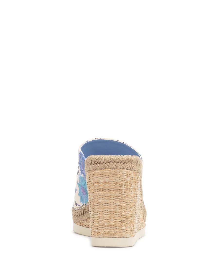 Vince Camuto Brissia mules zeppa iuta pelle
