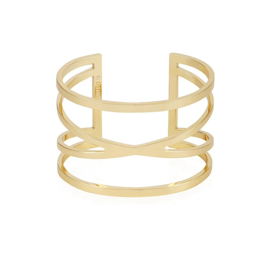 Vince Camuto Bracciale Polsino Intrecciato Oro