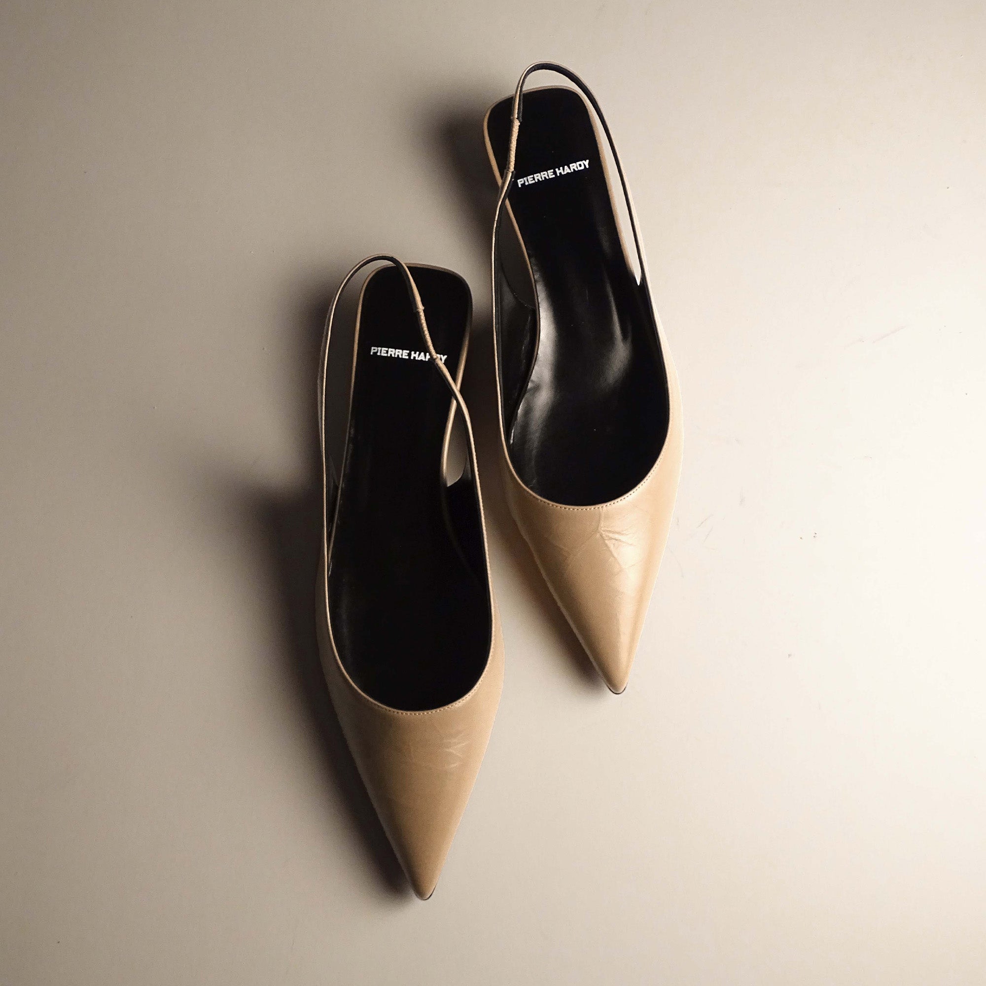 Pierre Hardy Stella Slingback decollete beige 25 mm