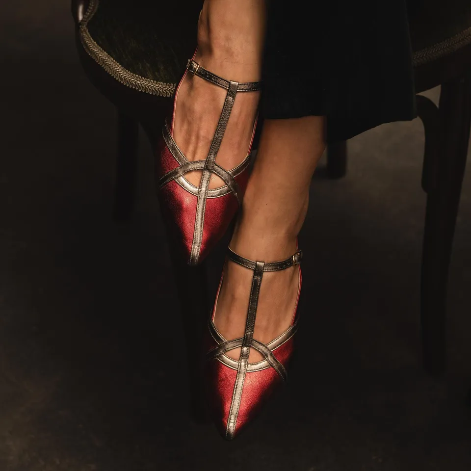Ton Goût Angelica Ballerina Donna Laminata Acciaio