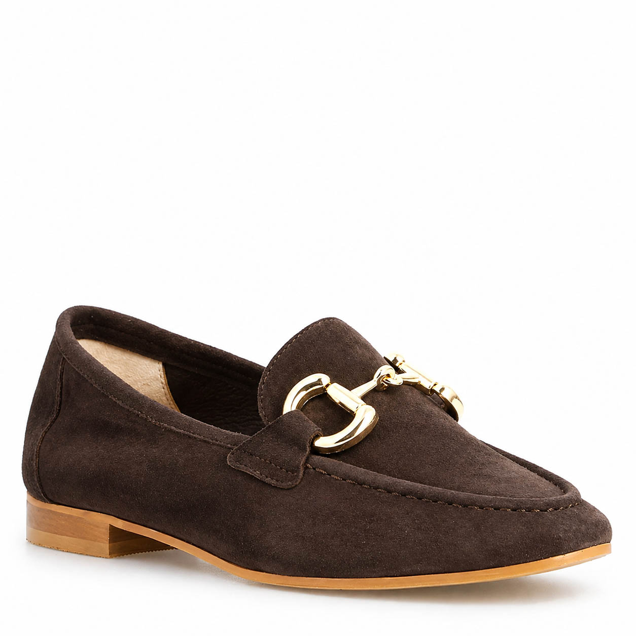 Leonardo Shoes Baltea Mocassini Camoscio Marrone Scuro