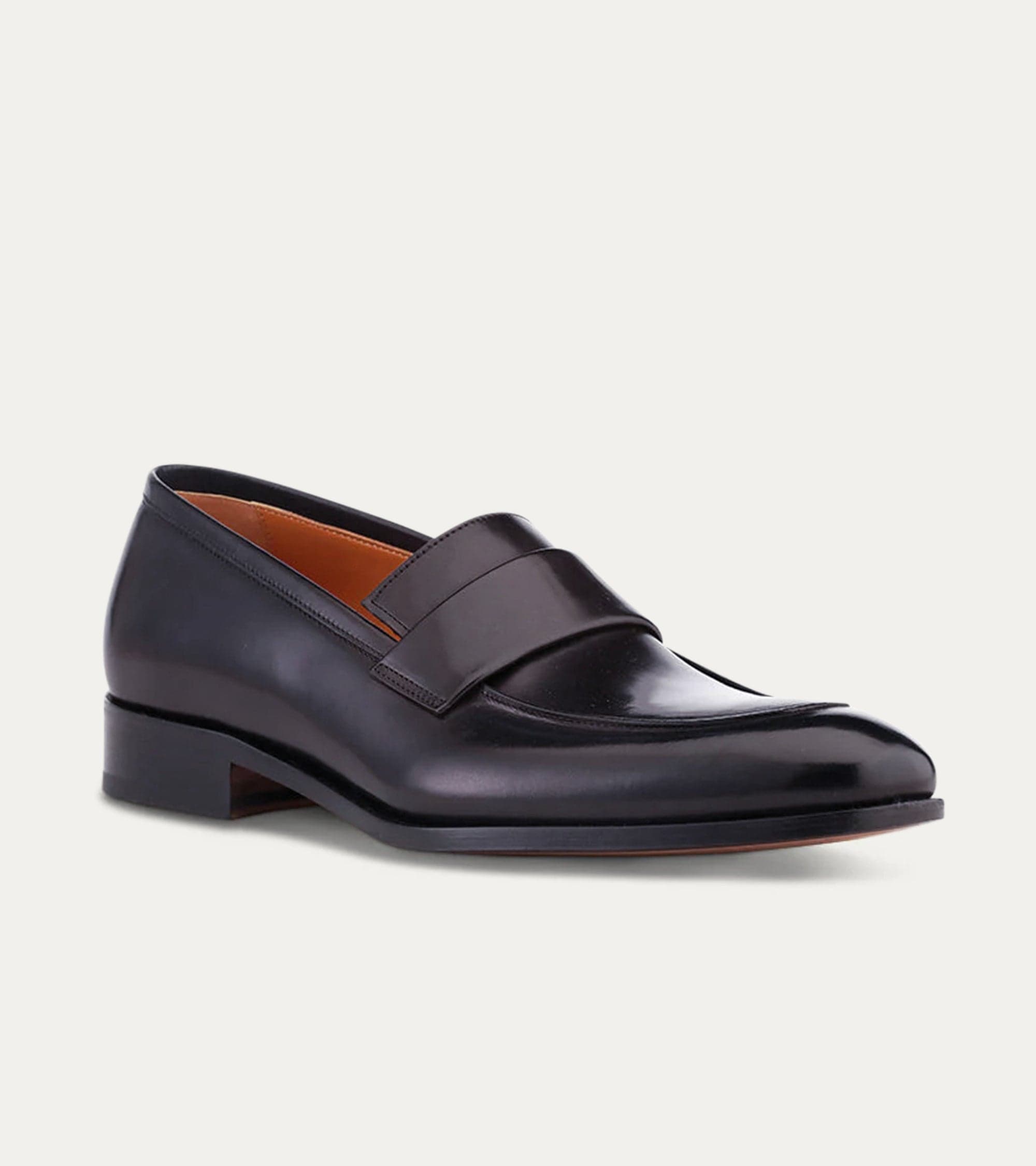 Ace Marks Jack mocassini loafer uomo pelle nero