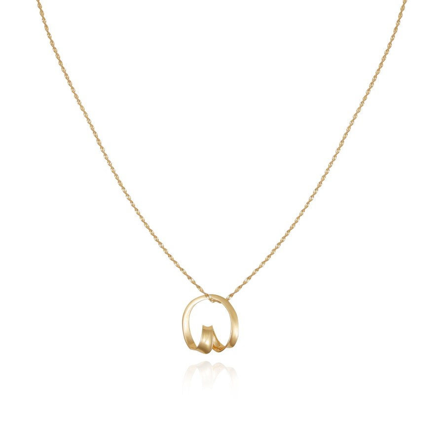 Vince Camuto Collana Lunga Catena Oro Spina di Pesce