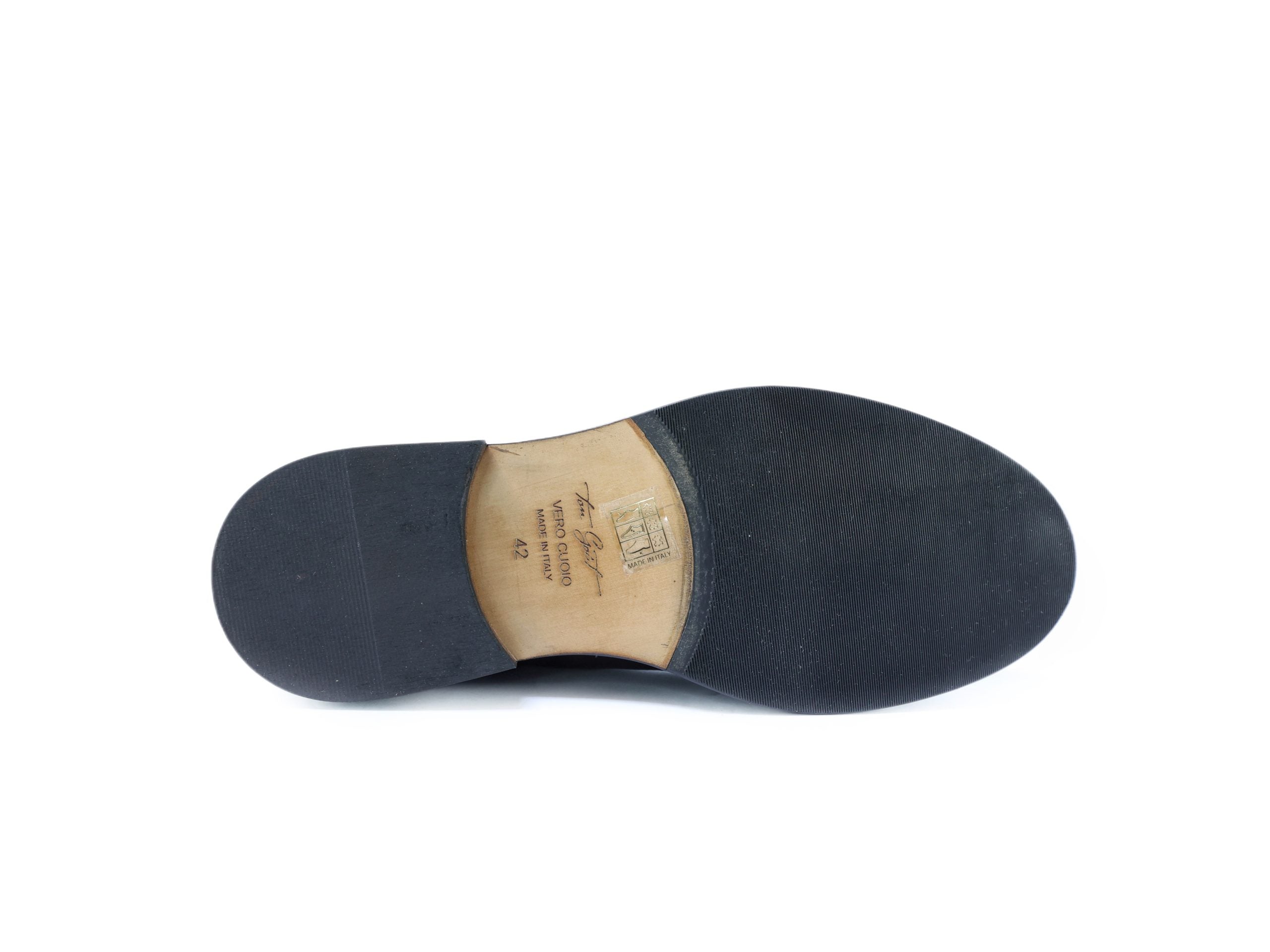 Ton Goût Black Fox Derby uomo pelle nero 40