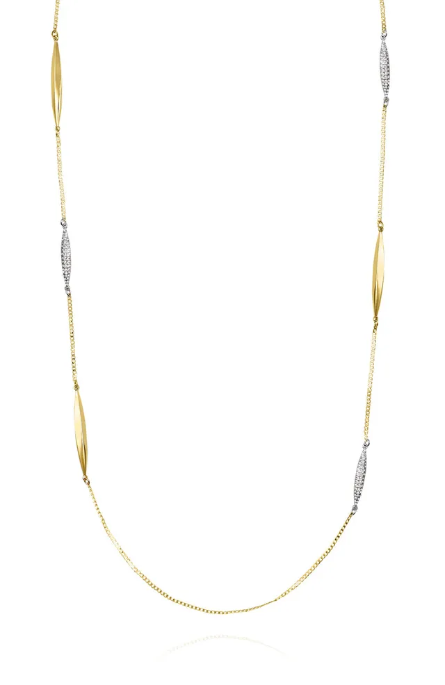 Vince Camuto collana a catena lunga bicolore donna